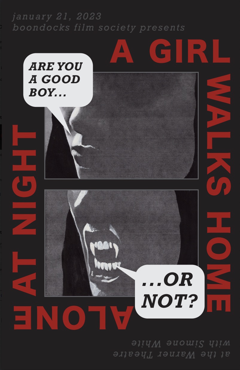 Promo Poster for A Girl Walks Home Alone at Night