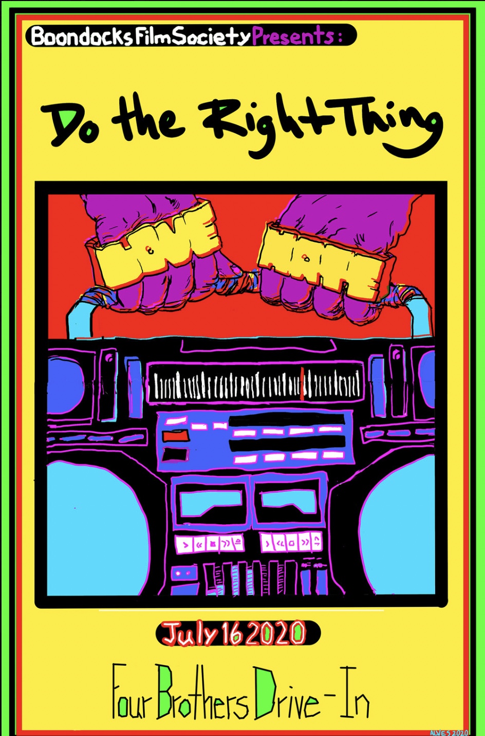 Promo Poster for Do the Right Thing