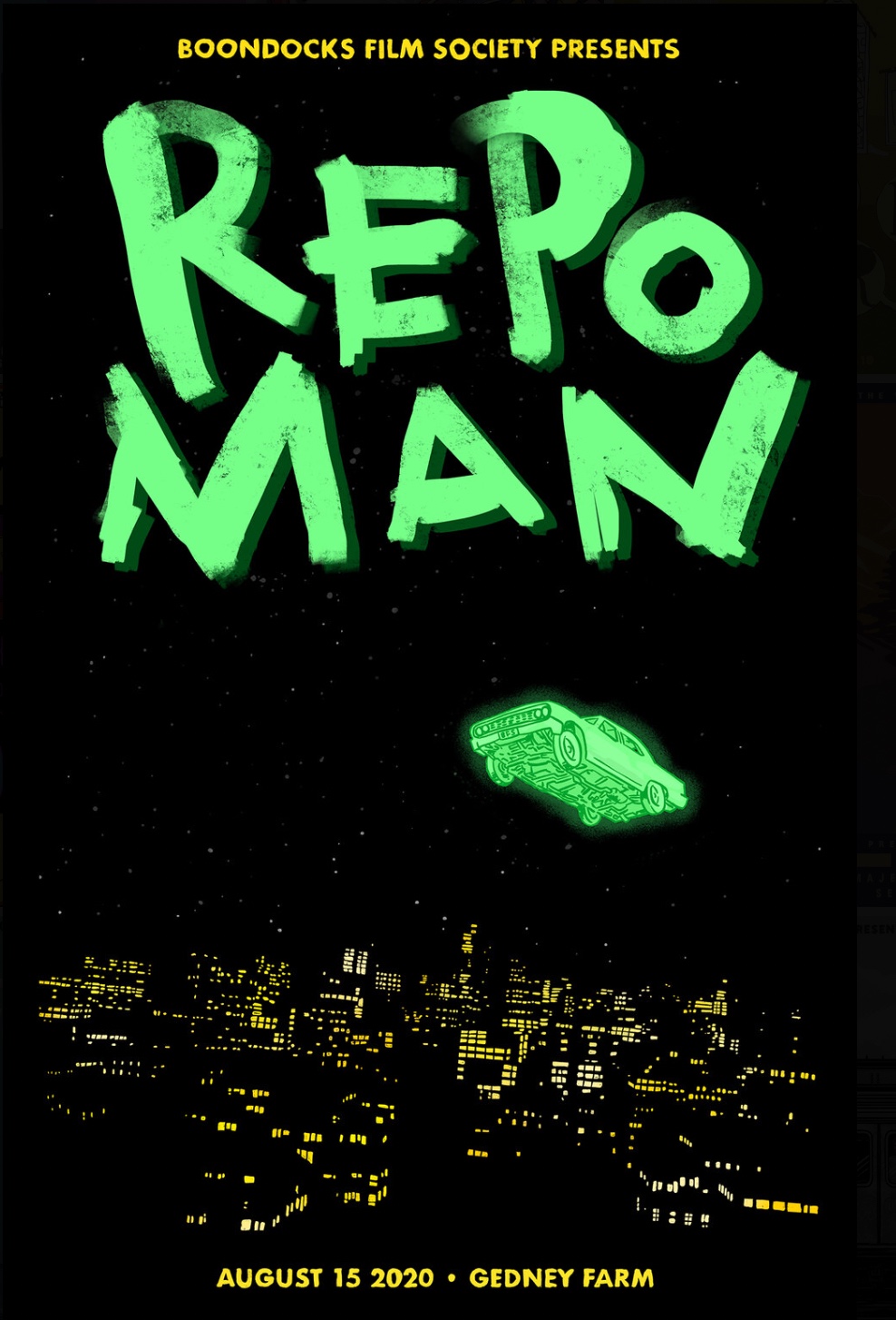 Promo Poster for Repo Man